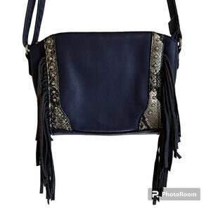 David jones shoulder‎ bag blue small